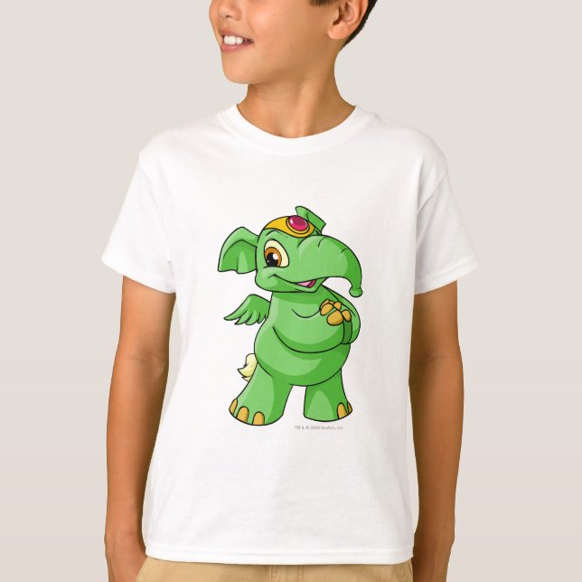 T-shirt Vert éléphante (Devant)