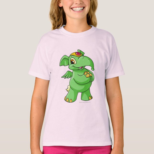 T-shirt Vert éléphante (Devant)