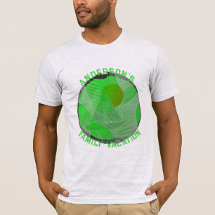 T-shirt vert famille
