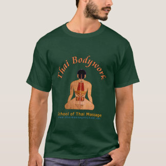 T-shirt vert-foncé de carrosserie thaïlandaise