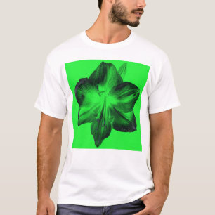T-shirt Vert foncé sur vert clair Amaryllis