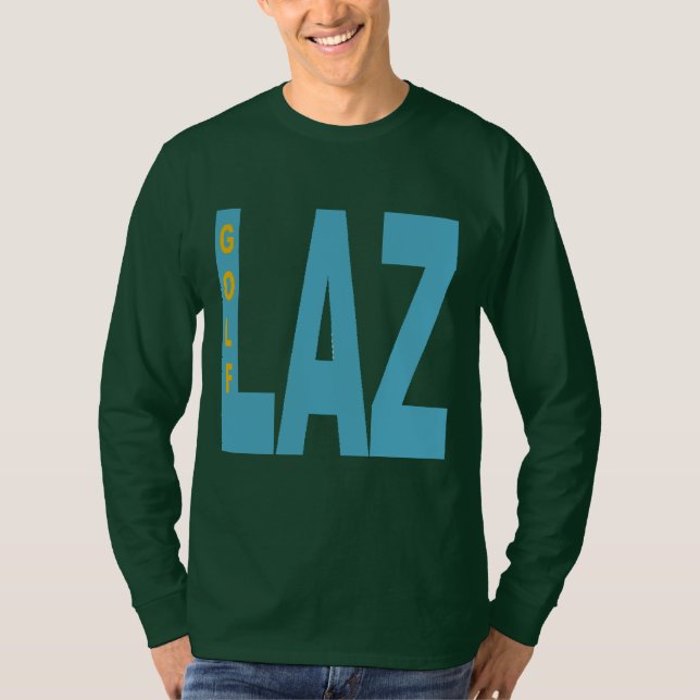 T-shirt vert foret  manches longues  LAZIO  GOLF (Devant)