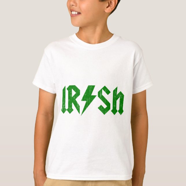 T-shirt Vert irlandais d'AC/DC (Devant)