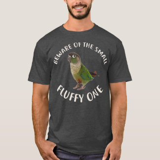 T-shirt Vert Joue Conure Attention à la Conure