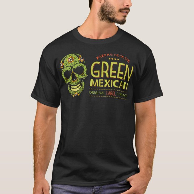 T-shirt vert mexicain1 (Devant)