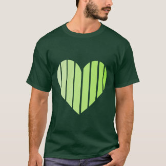 T-shirt vert mignon