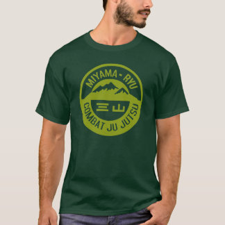 T-shirt Vert militaire de logo de Miyama Ryu