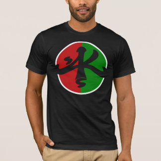 T-shirt Vert noir blanc rouge d'AK