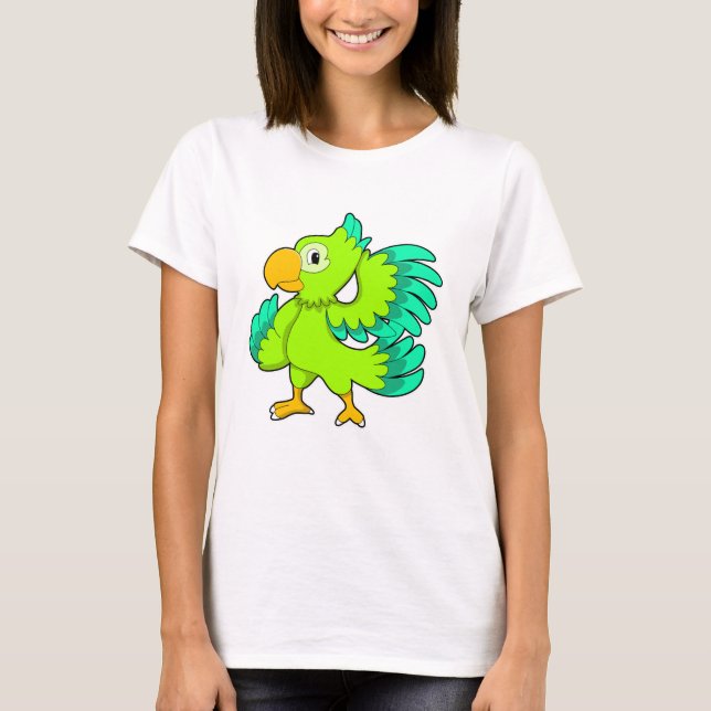 T-shirt Vert perroquet (Devant)