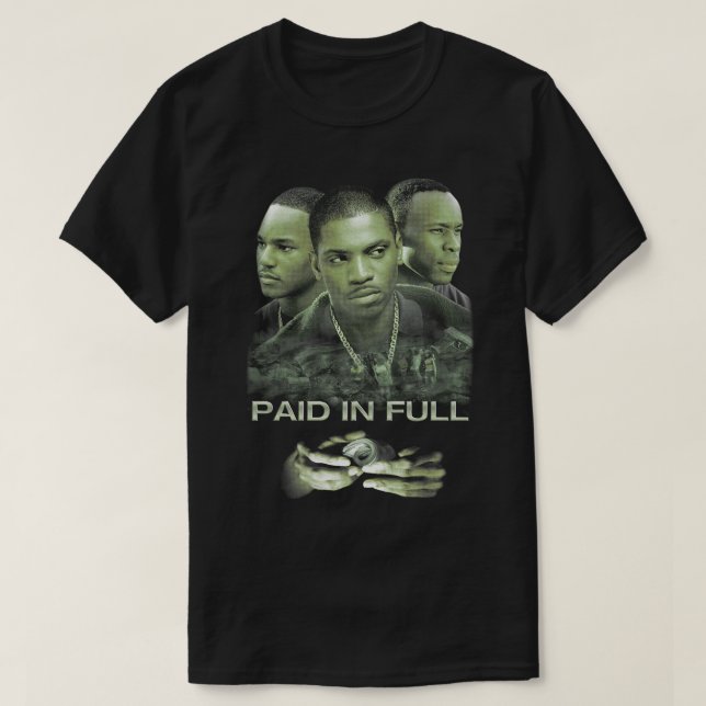 T-shirt vert plein payé (Design devant)