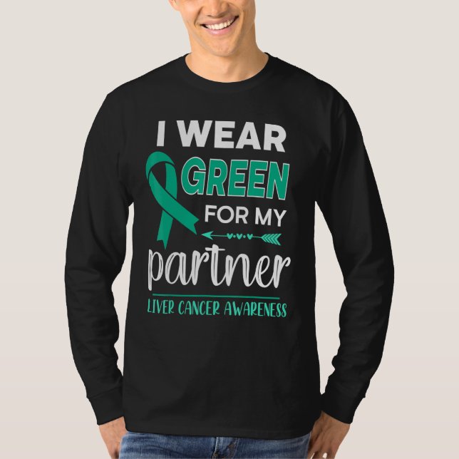 T-shirt Vert pour mon partenaire (Devant)