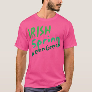 T-shirt Vert printemps irlandais