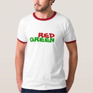 T-shirt vert rouge