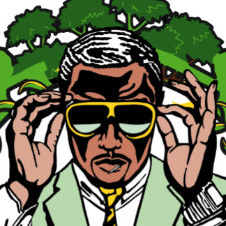 T-shirt Vert style bélizien