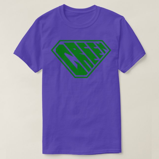 T-shirt Vert SuperEmpowered Vert (Design devant)