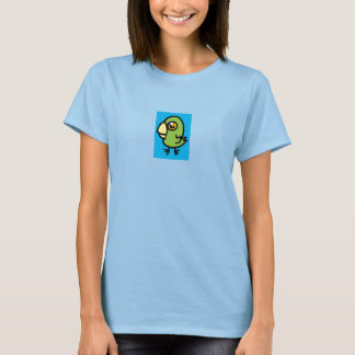 T-shirt vert sur bleu birdie