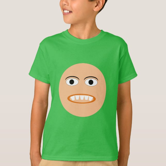 T-shirt vert trèfle pour enfants  HUMOUR  KIDS  (Devant)