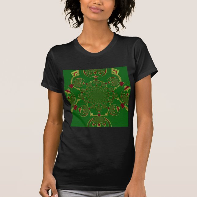 T-shirt Vert vintage (Devant)