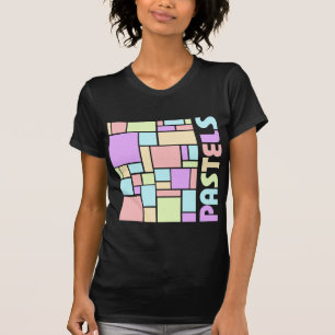 T-shirt Vertical à motif Pastels