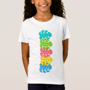 T-shirt vertical SAFE - Enfants aux feuilles de mo