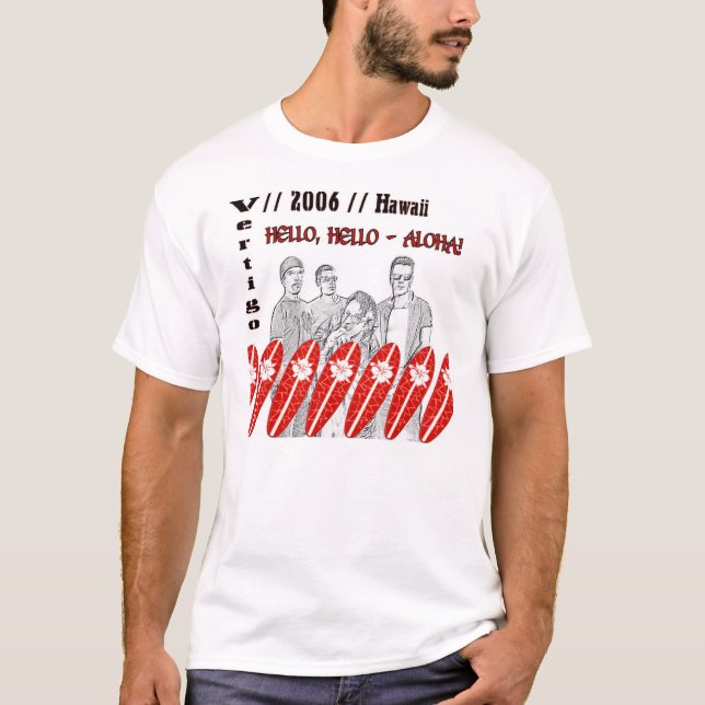 T-shirt Vertige Hawaï (Devant)