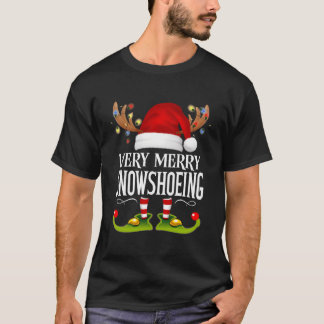 T-shirt Very Merry X-Mas Snowshoeing