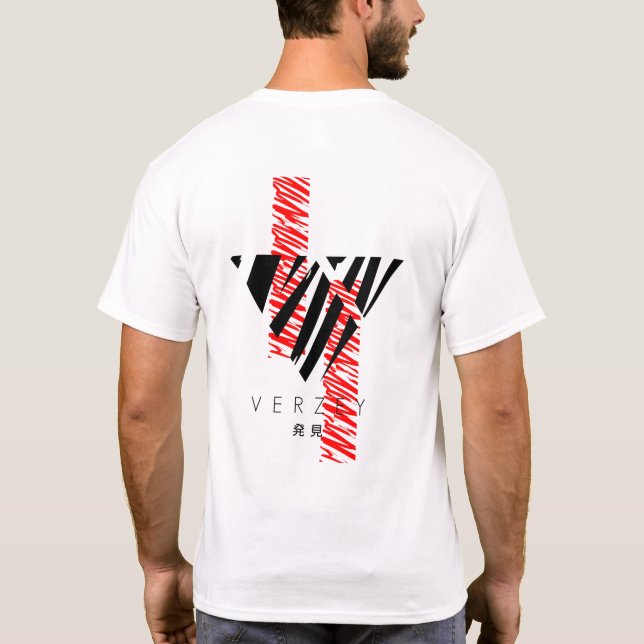 T-shirt Verzey Découvrez le logo tiré (Dos)
