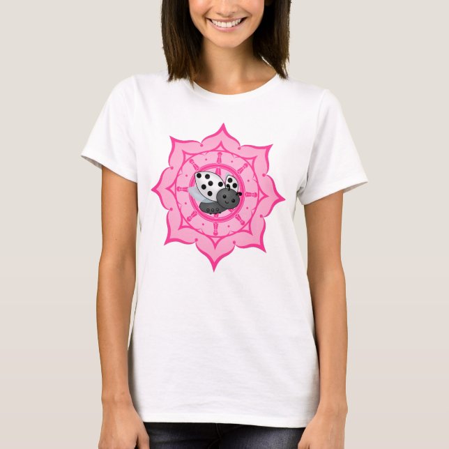 T-shirt Vesak Bouddha Coccinelle (Devant)