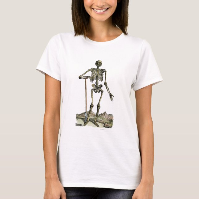 T-shirt Vesalius : Système squelettique (Devant)