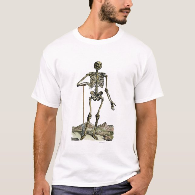 T-shirt Vesalius : Système squelettique (Devant)