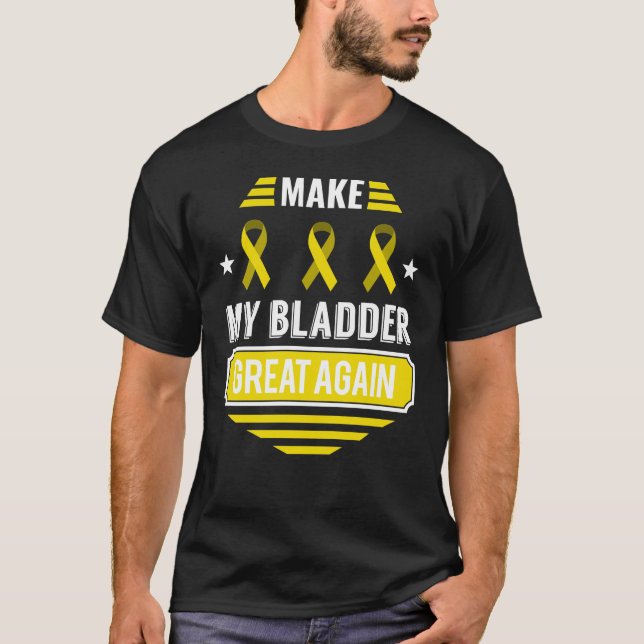 T-shirt Vessie Tumeur Survivant Cancer Sensibilisation Ves (Devant)