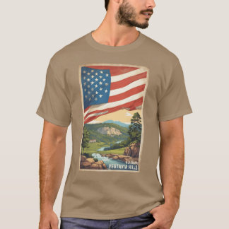 T-shirt Vestavia Hills Alabama États-Unis Tourisme Voyage