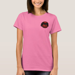 T-shirt Veste d'art corbeau Veste sport de corbeau pour fe