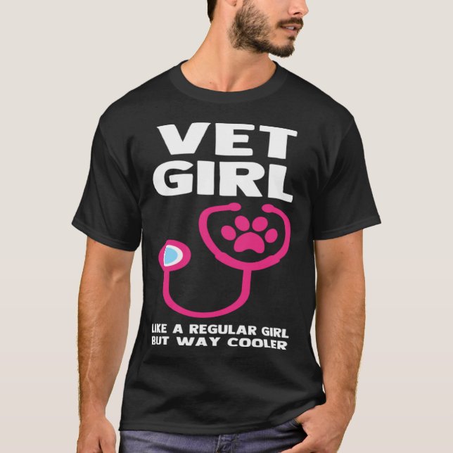 T-shirt Vet Girl Veterinary Clinic Assistant Vet Tech Vete (Devant)