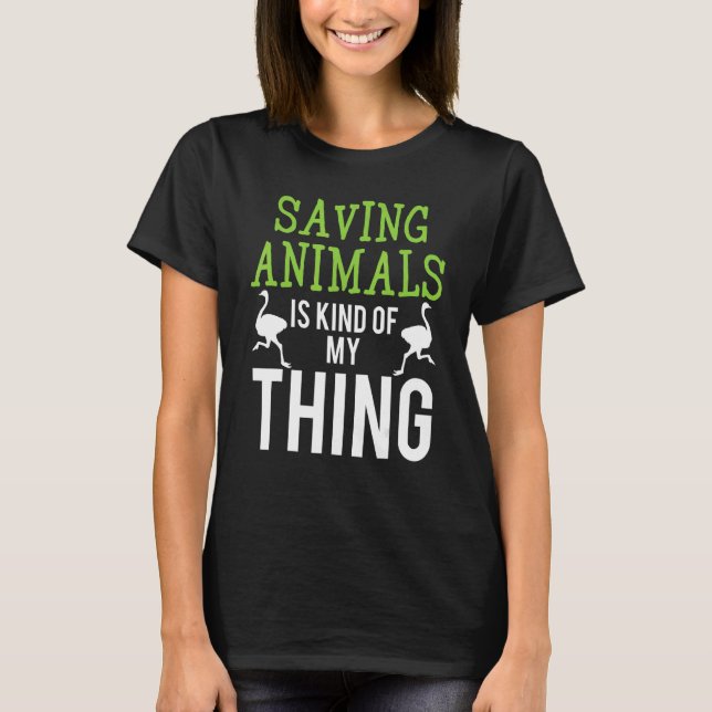 T-shirt Vet I Save Animaux 1 (Devant)