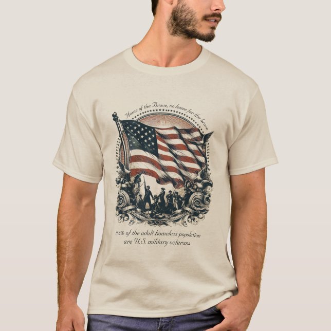 T-shirt vet sans-abri (Devant)