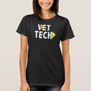 T-shirt Vet Tech Chat Kitten Vétérinaire Technicien Vétéri