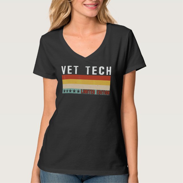 T-shirt Vet Tech Job Title Profession Worker Appreciation  (Devant)