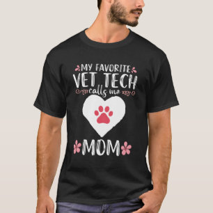 T-shirt Vet Tech Maman vétérinaire Amoureux des animaux Gi