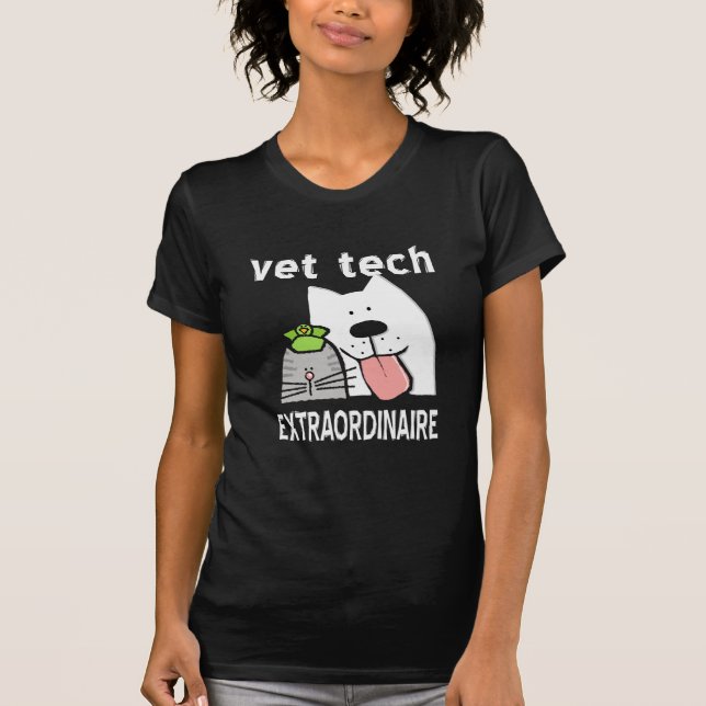 T-shirt vet+tech vet+tech+cadeaux vet+tech+équipement vété (Devant)