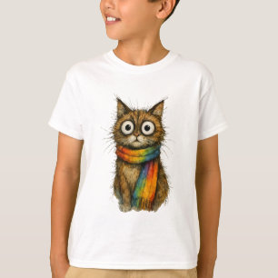 T-shirt Vêtement de bébé graphique chaton orange mignon Bo