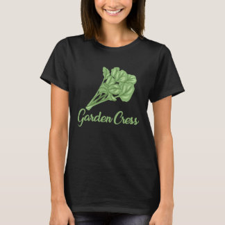 T-shirt Vêtement de cresson de jardin amateur d'herbes com