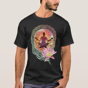 T-shirt Vêtement de mode de yoga de méditation Bouddha Hau