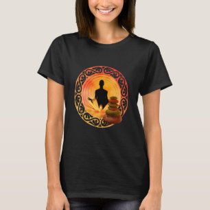 T-shirt Vêtement de mode de yoga de méditation de Bouddha