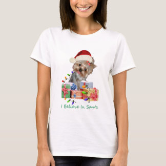 T-shirt Vêtement de Noël Yorkshire Terrier