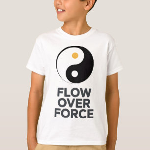 T-shirt Vêtement de yoga Lance Yin Yang Flow Over Force _2