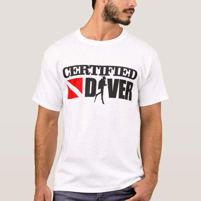 T-shirt Vêtement Diver 2 Certifié (Devant)