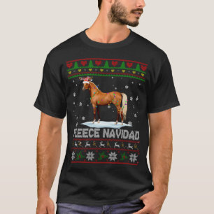 T-shirt Vêtement en molleton Noël Lumières Santa Renne Che