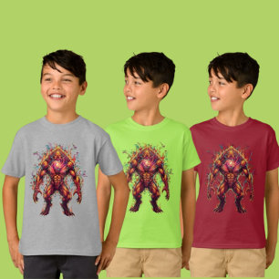 T-shirt Vêtement enfantin épique de monstre de graffiti en