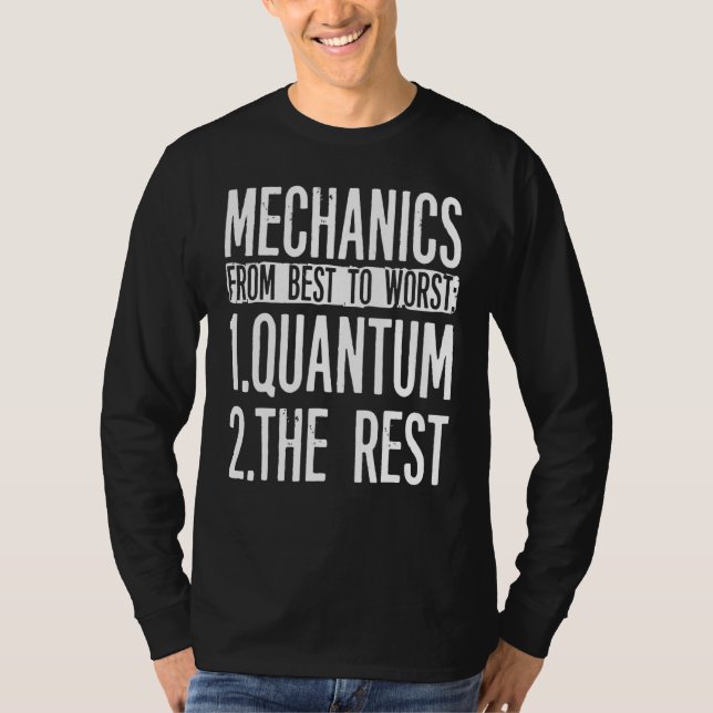 T-shirt Vêtement mécanique quantique - Conception mécaniqu (Devant)